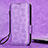 Coque Portefeuille Livre Cuir Etui Clapet C05X pour Oppo Find N2 5G Violet