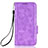 Coque Portefeuille Livre Cuir Etui Clapet C05X pour Samsung Galaxy Z Fold5 5G Violet