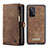 Coque Portefeuille Livre Cuir Etui Clapet C06S pour Samsung Galaxy A33 5G Marron