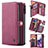 Coque Portefeuille Livre Cuir Etui Clapet C06S pour Samsung Galaxy S20 5G Rouge