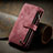 Coque Portefeuille Livre Cuir Etui Clapet C06S pour Samsung Galaxy S21 FE 5G Rouge