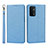 Coque Portefeuille Livre Cuir Etui Clapet D01T pour OnePlus Nord N200 5G Bleu