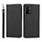 Coque Portefeuille Livre Cuir Etui Clapet D01T pour OnePlus Nord N200 5G Noir