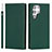 Coque Portefeuille Livre Cuir Etui Clapet D01T pour Samsung Galaxy S21 Ultra 5G Vert