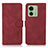 Coque Portefeuille Livre Cuir Etui Clapet D01Y pour Motorola Moto Edge (2023) 5G Rouge