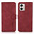 Coque Portefeuille Livre Cuir Etui Clapet D01Y pour Motorola Moto G53j 5G Rouge