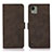 Coque Portefeuille Livre Cuir Etui Clapet D01Y pour Nokia C110 Marron