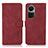 Coque Portefeuille Livre Cuir Etui Clapet D01Y pour Oppo Reno10 5G Rouge