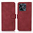 Coque Portefeuille Livre Cuir Etui Clapet D01Y pour Realme C67 Rouge