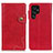 Coque Portefeuille Livre Cuir Etui Clapet D01Y pour Samsung Galaxy S21 Ultra 5G Rouge