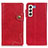 Coque Portefeuille Livre Cuir Etui Clapet D01Y pour Samsung Galaxy S22 Plus 5G Rouge