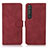 Coque Portefeuille Livre Cuir Etui Clapet D01Y pour Sony Xperia 1 III Rouge