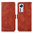 Coque Portefeuille Livre Cuir Etui Clapet D01Y pour Xiaomi Mi 12X 5G Marron