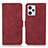 Coque Portefeuille Livre Cuir Etui Clapet D01Y pour Xiaomi Redmi Note 12 Explorer Rouge