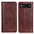 Coque Portefeuille Livre Cuir Etui Clapet D03Y pour Google Pixel 7a 5G Marron