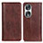 Coque Portefeuille Livre Cuir Etui Clapet D03Y pour Huawei Honor 90 5G Marron