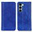 Coque Portefeuille Livre Cuir Etui Clapet D03Y pour Motorola Moto Edge S30 5G Bleu