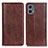 Coque Portefeuille Livre Cuir Etui Clapet D03Y pour Motorola Moto G 5G (2023) Marron