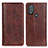 Coque Portefeuille Livre Cuir Etui Clapet D03Y pour Motorola Moto G Play Gen 2 Marron