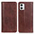 Coque Portefeuille Livre Cuir Etui Clapet D03Y pour Motorola Moto G73 5G Marron