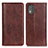 Coque Portefeuille Livre Cuir Etui Clapet D03Y pour Nokia C02 Marron