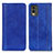 Coque Portefeuille Livre Cuir Etui Clapet D03Y pour Nokia C32 Bleu