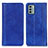 Coque Portefeuille Livre Cuir Etui Clapet D03Y pour Nokia G22 Bleu