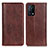 Coque Portefeuille Livre Cuir Etui Clapet D03Y pour Oppo K9 5G Marron