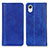 Coque Portefeuille Livre Cuir Etui Clapet D03Y pour Samsung Galaxy A23 5G SC-56C Bleu