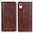 Coque Portefeuille Livre Cuir Etui Clapet D03Y pour Samsung Galaxy A23s Marron