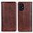 Coque Portefeuille Livre Cuir Etui Clapet D03Y pour Xiaomi Poco M5 4G Marron