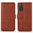 Coque Portefeuille Livre Cuir Etui Clapet D03Y pour Xiaomi Redmi Note 11 4G (2022) Marron