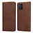 Coque Portefeuille Livre Cuir Etui Clapet D04T pour Oppo Find X3 5G Marron