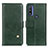 Coque Portefeuille Livre Cuir Etui Clapet D04Y pour Motorola Moto G Pure Vert