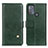 Coque Portefeuille Livre Cuir Etui Clapet D04Y pour Motorola Moto G50 Vert