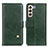 Coque Portefeuille Livre Cuir Etui Clapet D04Y pour Samsung Galaxy S22 Plus 5G Vert