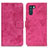 Coque Portefeuille Livre Cuir Etui Clapet D05Y pour Oppo K9 Pro 5G Rose Rouge