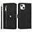 Coque Portefeuille Livre Cuir Etui Clapet D06T pour Apple iPhone 13 Petit