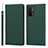 Coque Portefeuille Livre Cuir Etui Clapet D06T pour OnePlus Nord N200 5G Vert