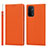 Coque Portefeuille Livre Cuir Etui Clapet D06T pour Oppo A93 5G Orange