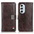 Coque Portefeuille Livre Cuir Etui Clapet D06Y pour Motorola Moto Edge X30 5G Marron