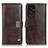 Coque Portefeuille Livre Cuir Etui Clapet D06Y pour Samsung Galaxy S21 Ultra 5G Marron