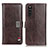 Coque Portefeuille Livre Cuir Etui Clapet D06Y pour Sony Xperia 10 III SO-52B Marron