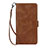 Coque Portefeuille Livre Cuir Etui Clapet D09T pour Samsung Galaxy S21 Plus 5G Marron