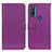 Coque Portefeuille Livre Cuir Etui Clapet D09Y pour Motorola Moto G Pure Violet