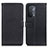 Coque Portefeuille Livre Cuir Etui Clapet D09Y pour OnePlus Nord N200 5G Noir