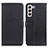 Coque Portefeuille Livre Cuir Etui Clapet D09Y pour Samsung Galaxy S21 5G Noir