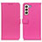 Coque Portefeuille Livre Cuir Etui Clapet D09Y pour Samsung Galaxy S22 Plus 5G Rose Rouge