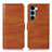 Coque Portefeuille Livre Cuir Etui Clapet D10Y pour Motorola Moto Edge S30 5G Marron