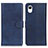 Coque Portefeuille Livre Cuir Etui Clapet D10Y pour Samsung Galaxy A23s Bleu